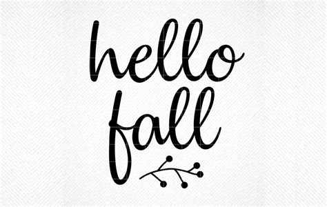 Hello Fall Graphic by SVG DEN · Creative Fabrica