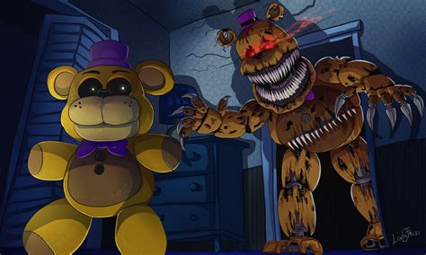 Nightmare Golden Freddy Five Nights At Freddys Hd Wallpapers And