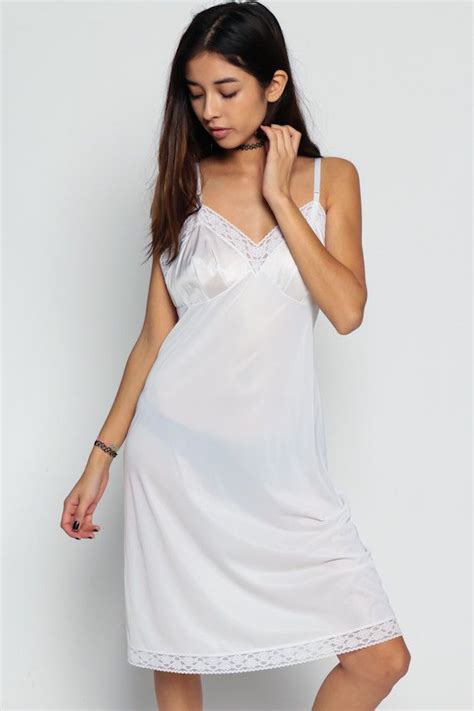 Pin By Lucy On Lacy Full Slips Slip Dress Night Gown Satin Slip
