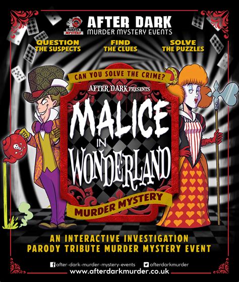 Malice In Wonderland Murder Mystery Embsay And Bolton Abbey Steam Railway