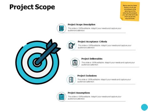 Project Scope Arrows Goal Ppt Powerpoint Presentation Pictures