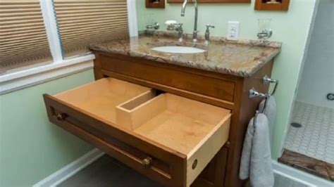 Building drawers for the first time should be left to the. Bathroom Vanity with Drawers Under Sink - YouTube