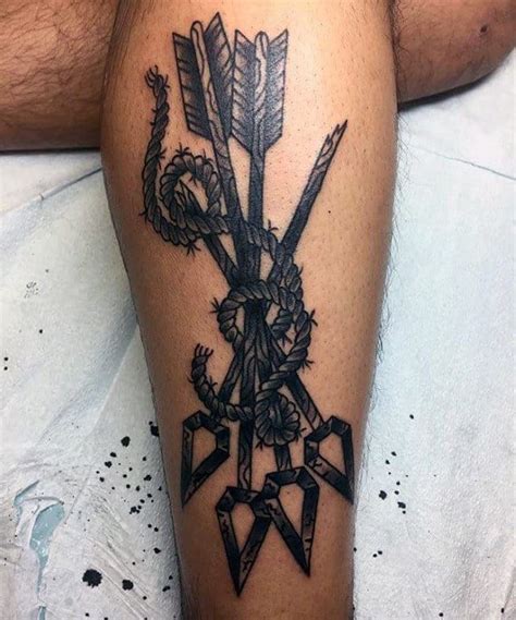 50 Traditional Arrow Tattoo Designs For Men Archery Ideas In 2020