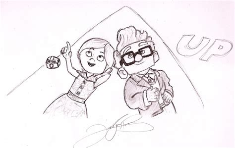 Up Carl And Ellie Coloring Pages Coloring Pages