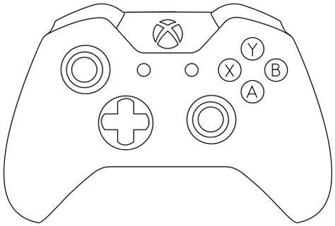 Fine tune every little detail. Xbox One Controller Template by TheWolfBunny | Xbox one ...
