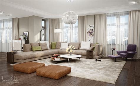 Spacious Living Room Design Interior Design Ideas