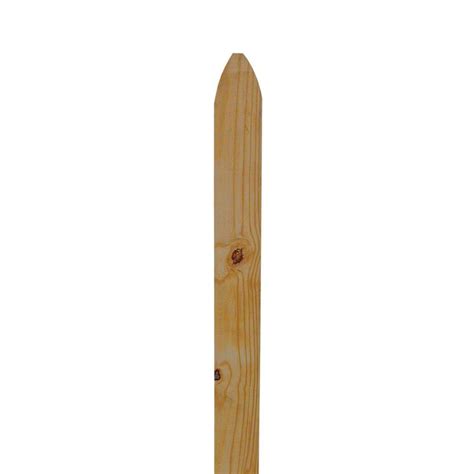 1 In X 4 In X 6 Ft Cedar Gothic Fence Picket 133378 The Home Depot