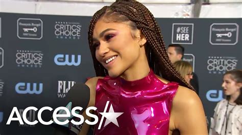 Zendaya Says Breastplate For Daring Critics Choice Look Was Molded To