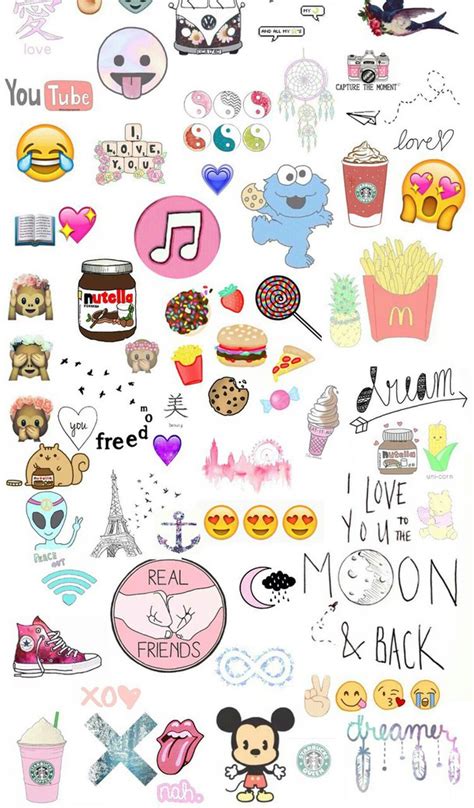 Get The Cutest Girly Cute Emoji Wallpaper For Your Phone