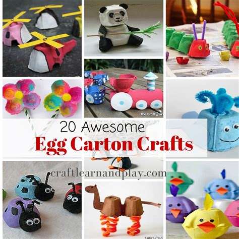 20 Awesome Egg Carton Crafts Ideas To Make Craft Learn