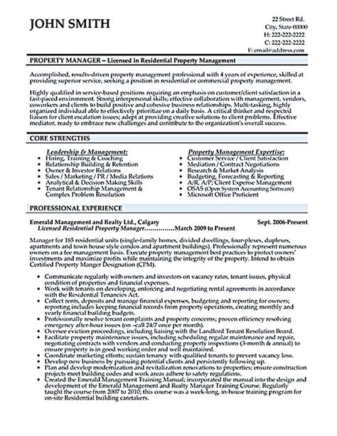 A property manager's resume should outline your experience, competencies. Property Manager Resume Sample and Tips | Manager resume ...