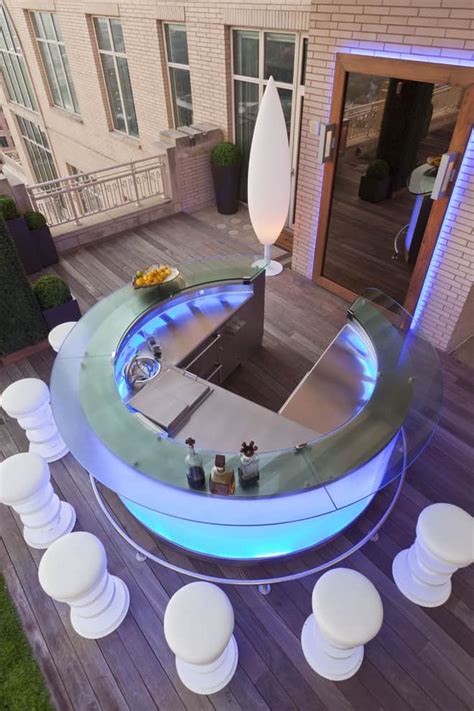 A typical bar includes a sink, beverage. 20 Modern Outdoor Bar Ideas To Entertain With!