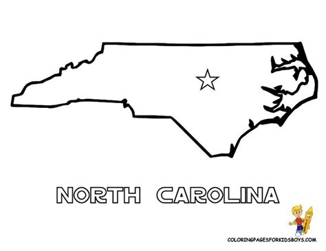 Free North Carolina Learning For Kids Map North Carolina Map Nc