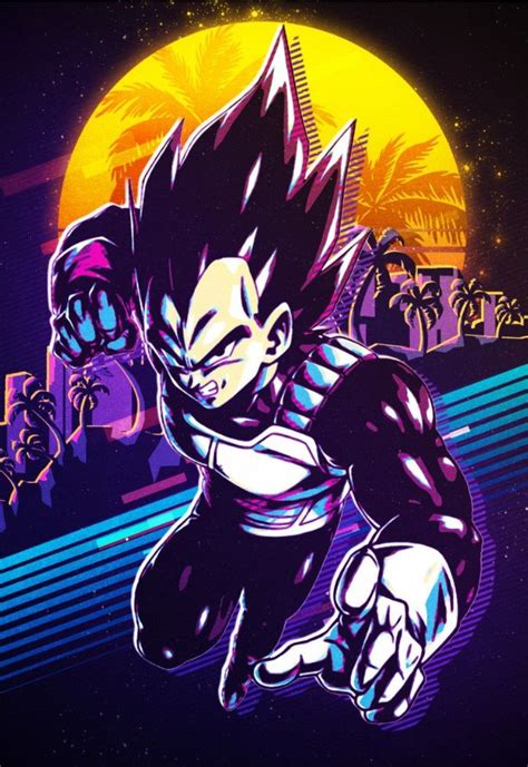 Seeing michela's incredible art breathe life into it — every single. Prince Vegeta 80s Vision in 2020 | Dragon ball artwork ...