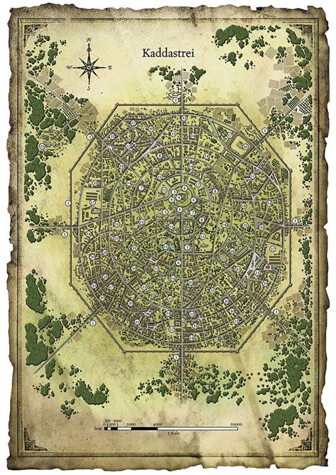 Fantasy City Map Fantasy Places Dnd Medieval Village Map Planer