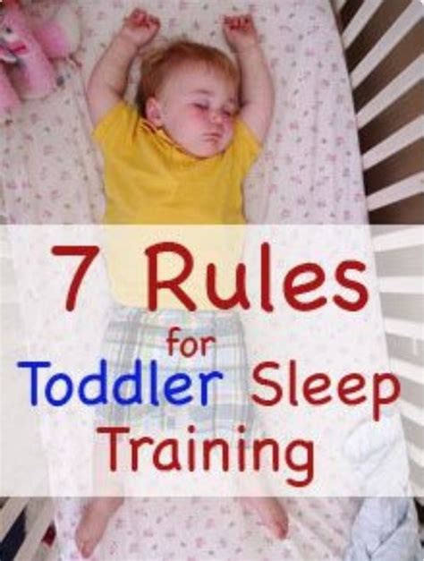 7 Rules For Toddler Sleep Training Toddler Sleep Training Toddler