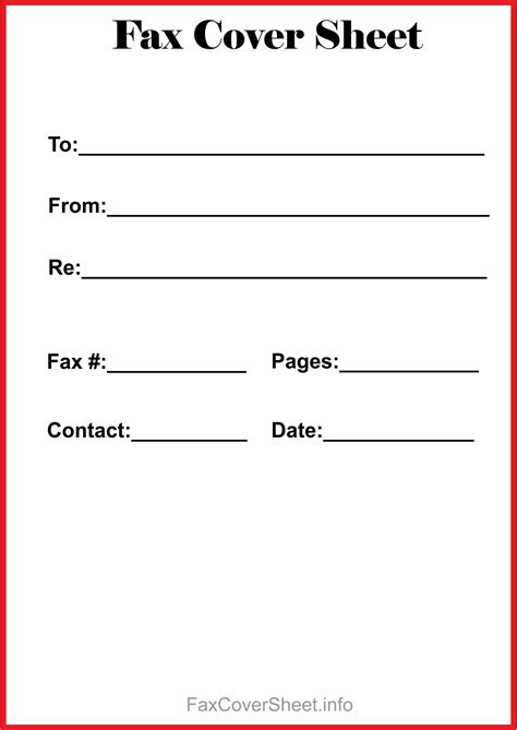 Free printable fax cover sheet template word. Free Printable Fax Cover Sheet PDF Download ($367 ...