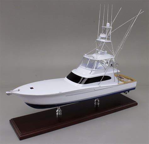 Sd Model Makers Custom Power Boat Models Lightning 64 Sport Fishing