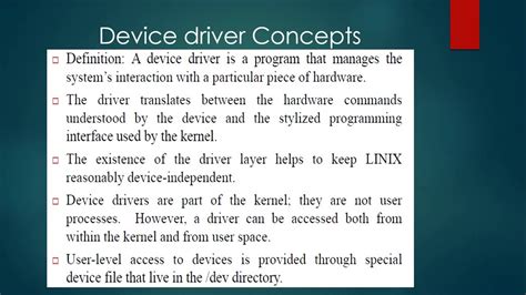 What Is Device Driver Device Driver Concept Youtube