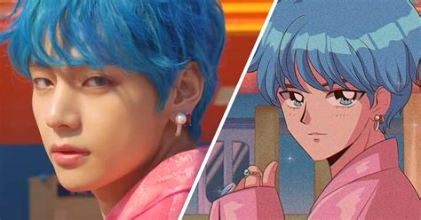 See more ideas about bts drawings, bts fanart, bts. If BTS Starred In A 90s Anime This Is What They Would Look ...