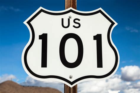 Us 101 Freeway Road Sign Stock Photo Download Image Now Istock