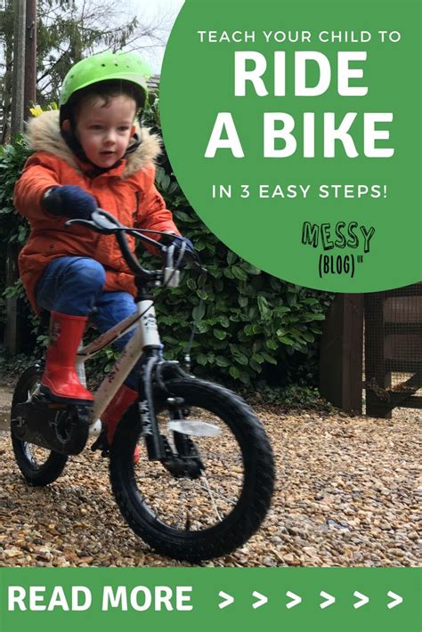 Teach Your Child To Ride A Bike In 3 Easy Steps Messy Blog Uk