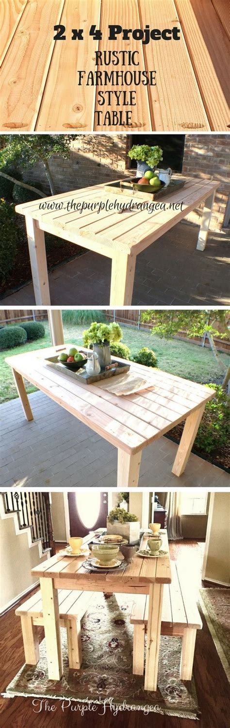 Diy pete shows the entire process from start to finish. 20 Easy DIY 2x4 Wood Projects You Can Make Even from Scrap | Diy farmhouse table, Wooden diy ...