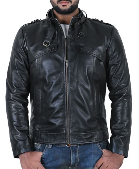 Laverapelle Mens Black Genuine Lambskin Leather Jacket 1501303 Ebay