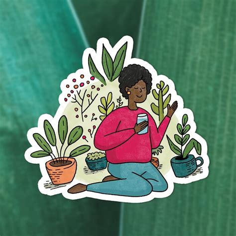 Black Girl Stickers Etsy Canada