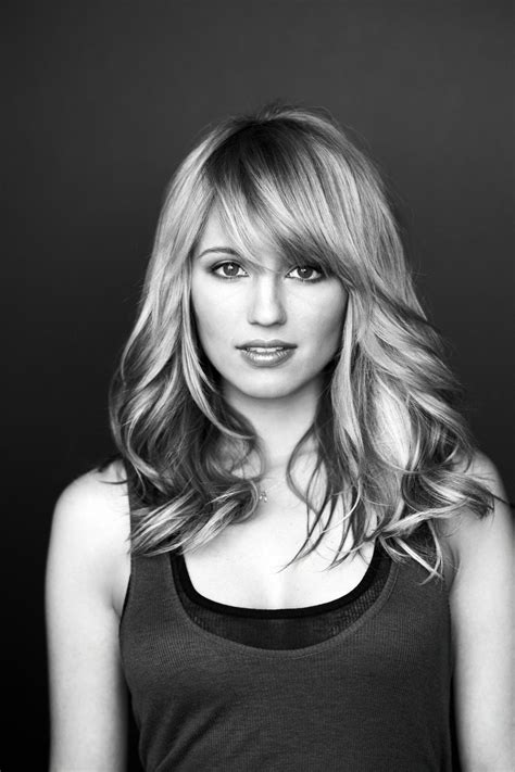 Dianna Agron - Shoulder Length Hairstyle with Bangs | Hair ...