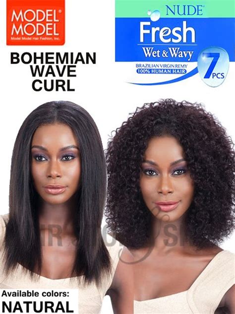 Model Model Nude Fresh Wet And Wavy Weave Bohemian Curl 7pc 18 22 Hair Stop And Shop