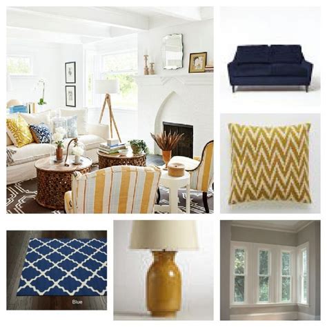 Blue grey yellow living room. 17 Best images about New Home: Living Room (Blue/Yellow ...