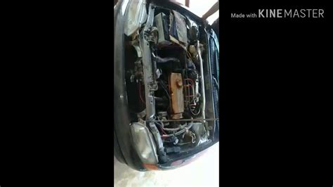 Wira yang dah hampir siap. spray guna cat biasa kereta proton wira - YouTube