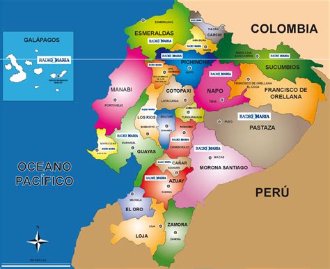 Las Provincias Del Ecuador Y Sus Regiones Mapa Del Ecuador Y Sus