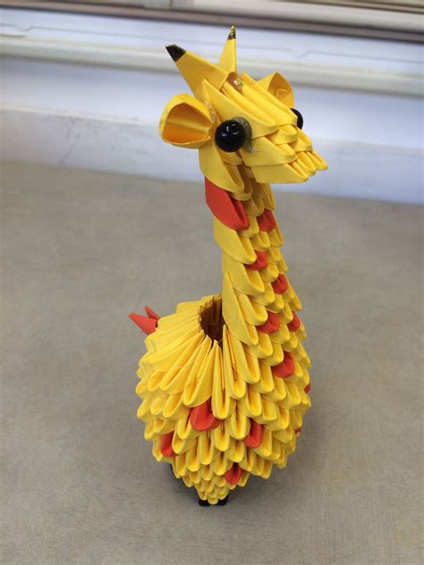 Giraffe Adornos De Origami Manualidades Diseño Origami