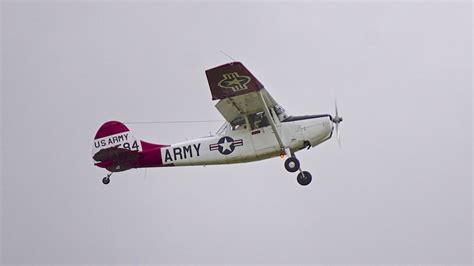 Cessna L 19 Bird Dog N521st O 1e Cn 24584 Taking Off At Livermore