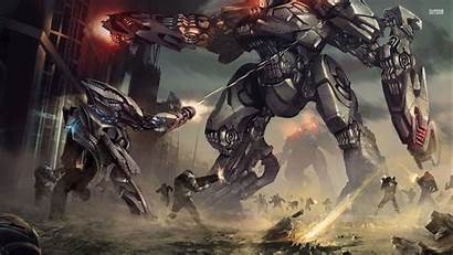 Wallpapers Mech Futuristic 1080p Backgrounds Warrior Sci