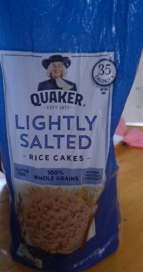 Lightly Salted Rice Cakes Quaker 127g