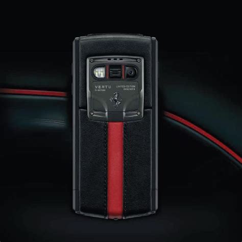 Vertu Ti Ferrari Limited Edition Using Genuine Gt Ferrari Leather
