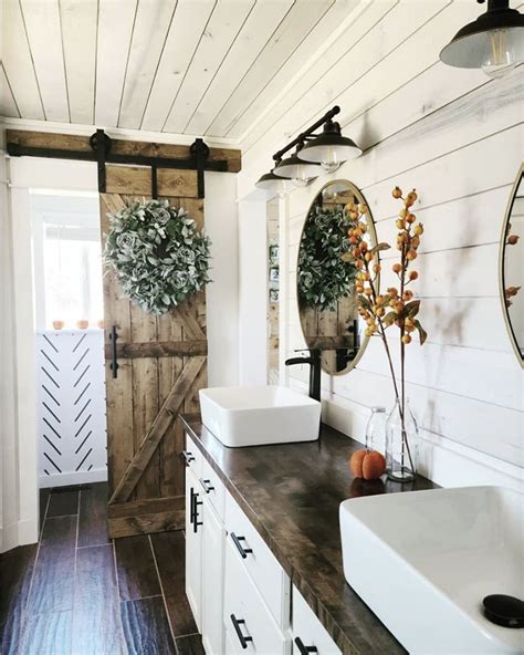 Farm Style Bathrooms Bathroom Farmhouse Style Farmhouse Style Diy