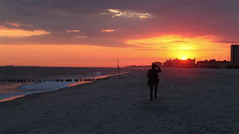 Sunset Timelapse Rockaway Beach Queens Ny Youtube