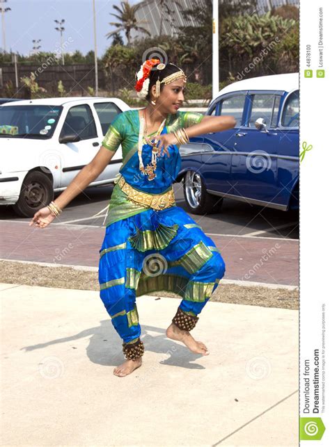 Performance Of A Traditional Indian Dance On Heritage Day Durba