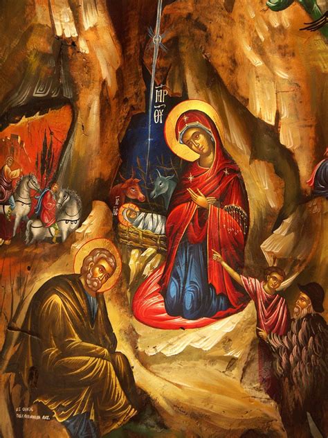 Nativity Of Christ Christmas Orthodox Icon Legacy Icons Jinzhaolai
