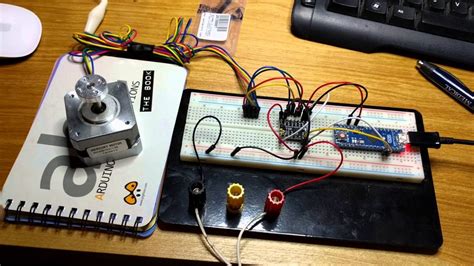 Silent Stepper Motor Control With Arduino Micro Youtube