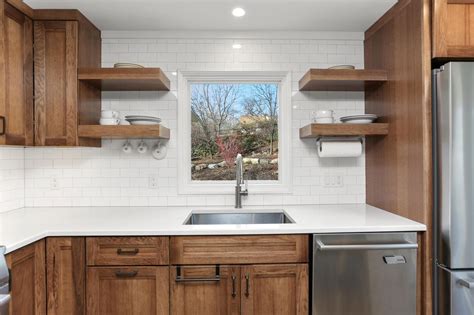 Use this guide of the hottest 2021 kitchen cabinet trends and find trendy cabinet ideas. Floating kitchen shelves? Yay! | Trendy kitchen, Kitchen shelves, Kitchen