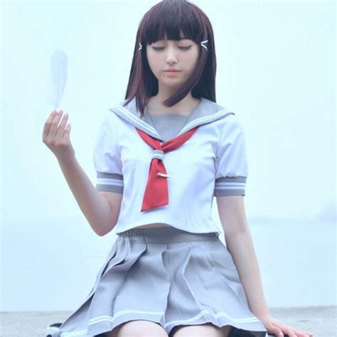 Anime Love Live Sunshine Aqours Takami Chika Cute Sailor Suit