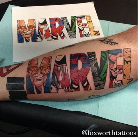 50 Insane Marvel Tattoo That Will Give You Inspirations