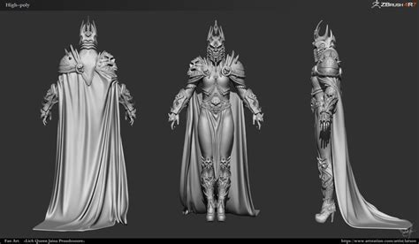 Lich Queen Jaina Proudmoore By George Panfilov Fan Art 3d Jaina Proudmoore Lich Art