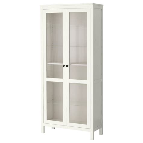 Remove the existing doors from the ikea glass door cabinet by unscrewing the hinge jamb cabinet, using a cordless drill and bit philips head. US - Furniture and Home Furnishings | Glass cabinet doors, Hemnes, Display cabinets ikea