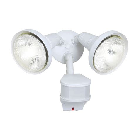 Import quality motion detector porch light supplied by experienced manufacturers at global sources. Lithonia Lighting White Motion Sensor Outdoor Flood Light ...